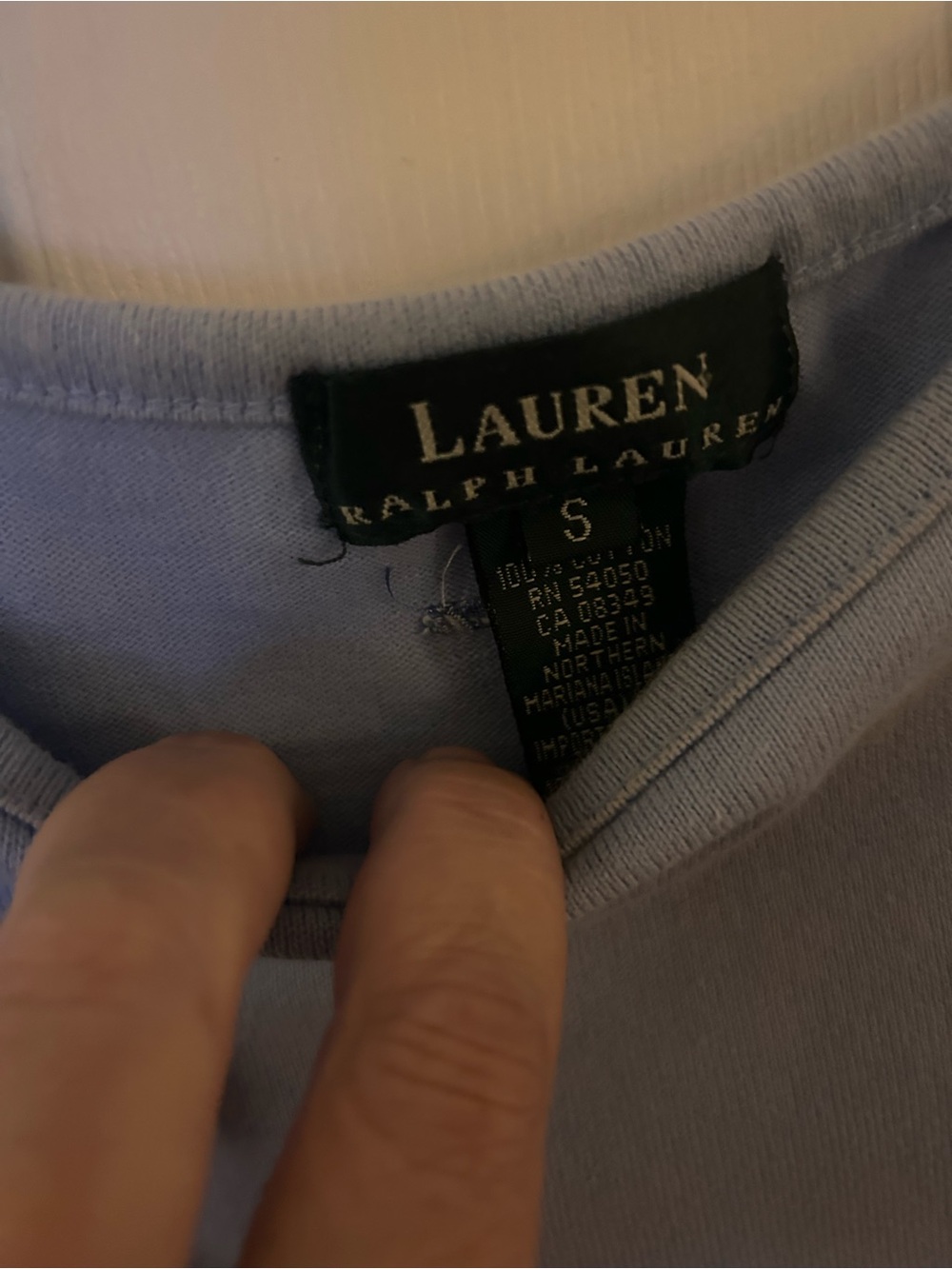 Lauren Ralph Lauren Light Blue Mini Tank Dress